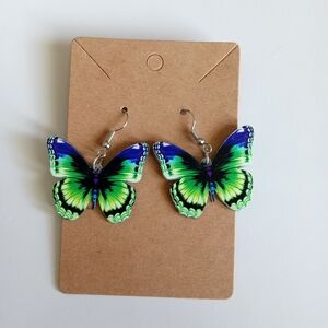 Fashion Jewelry Butterfly Dangle Earrings